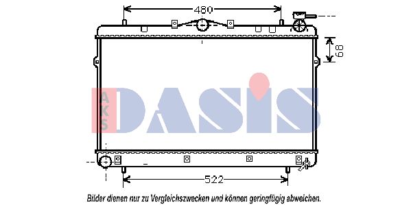 AKS DASIS Radiators, Motora dzesēšanas sistēma 560220N
